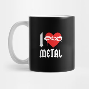 I LOVE METAL Mug